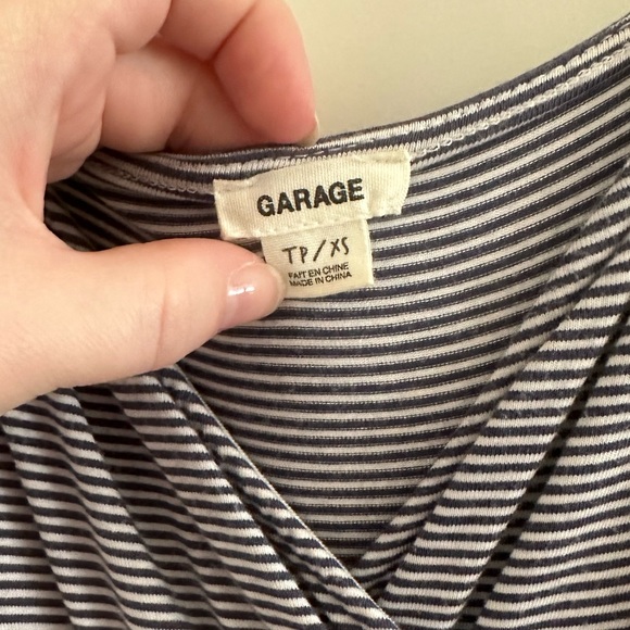 Garage Navy Stripe Romper XS - Picture 5 of 5